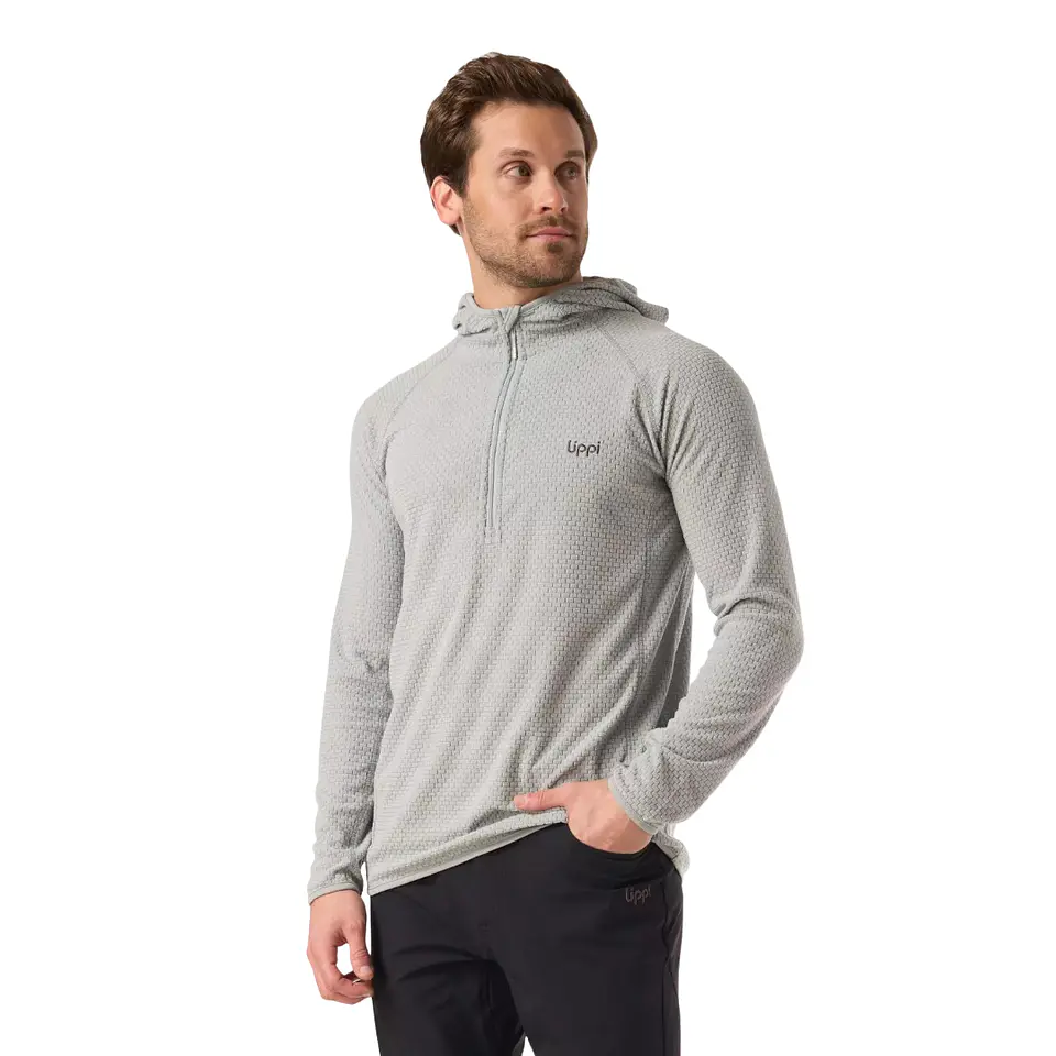 Polerón Lippi Jacaranda Nano-F 1/4 Zip Hoody Gris 2