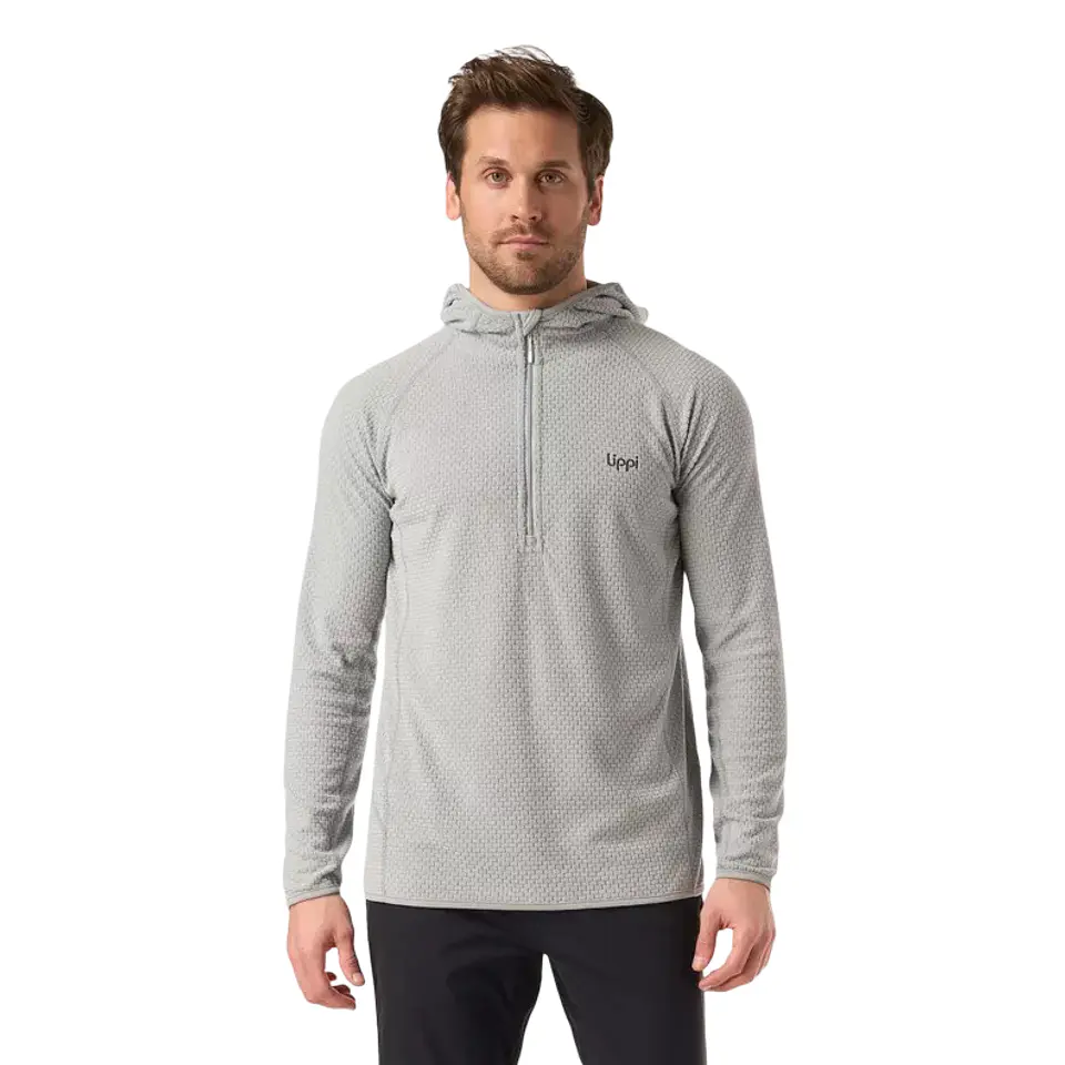 Polerón Lippi Jacaranda Nano-F 1/4 Zip Hoody Gris 1