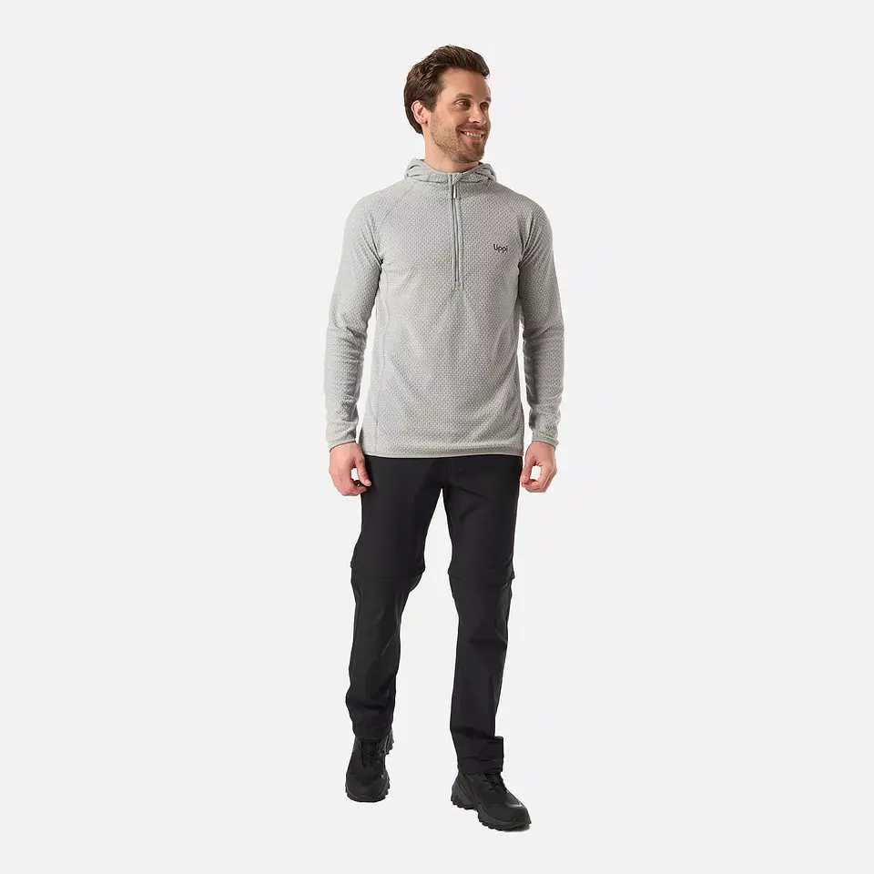 Polerón Lippi Jacaranda Nano-F 1/4 Zip Hoody Gris 4