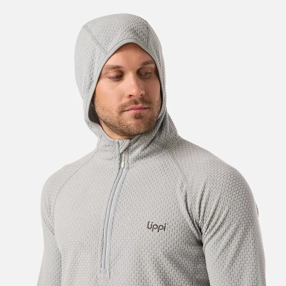 Polerón Lippi Jacaranda Nano-F 1/4 Zip Hoody Gris 5