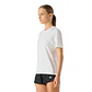 Polera Mujer Built To Move Pro T-Shirt Blanco Vulcano - Miniatura 2