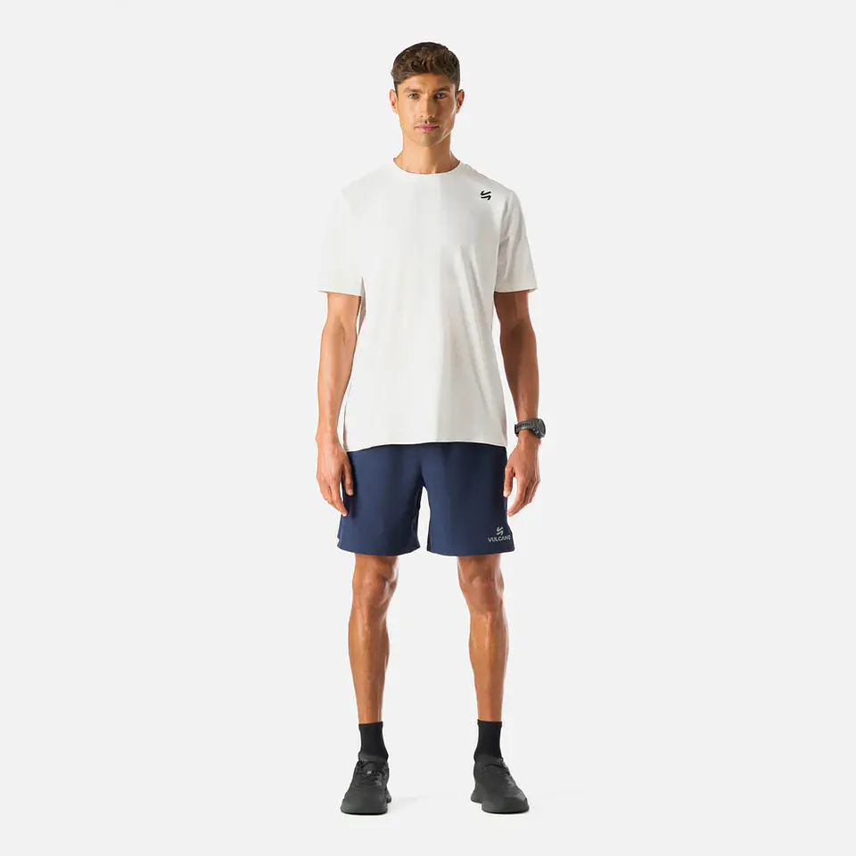 Polera Hombre Tempo T-Shirt Blanco Vulcano 3