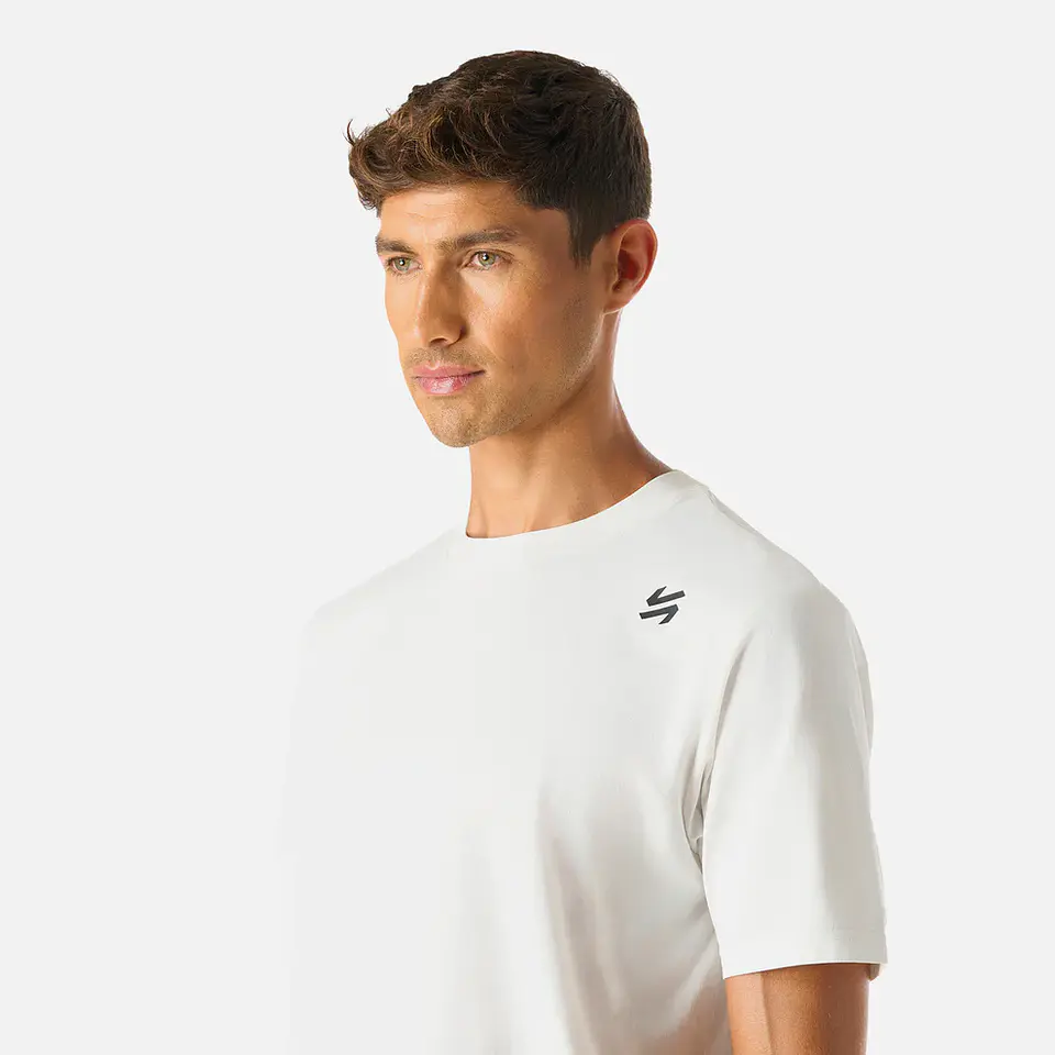 Polera Hombre Tempo T-Shirt Blanco Vulcano 5