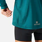 Polerón Mujer Built To Move 1/4 Zip Midlayer Petroleo Vulcano - Miniatura 4