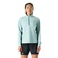 Polerón Mujer Tempo 1/4 Zip Midlayer Jade Vulcano - Miniatura 1