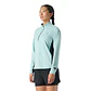 Polerón Mujer Tempo 1/4 Zip Midlayer Jade Vulcano - Miniatura 2