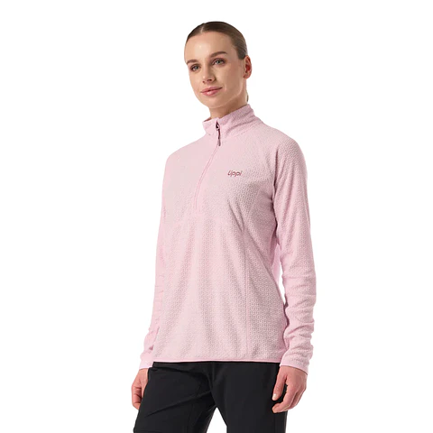 Polerón Lippi Jacaranda Nano-F 1/4 Zip Rosa Claro