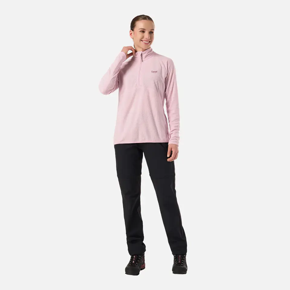 Polerón Lippi Jacaranda Nano-F 1/4 Zip Rosa Claro 4