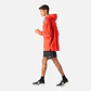 Polerón Vulcano Tempo Sweatshirt Hoody Rojo Anaranjado - Miniatura 6