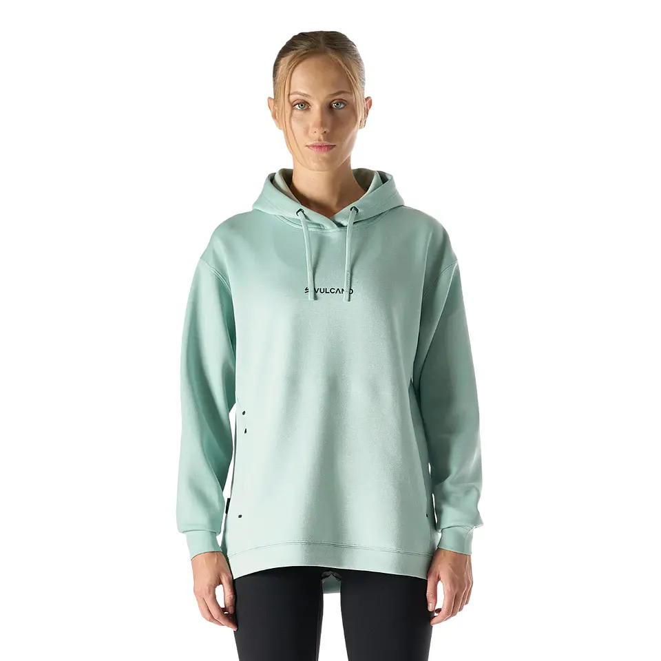 Polerón Vulcano Mujer Tempo Active Sweatshit Hoody Jade 1