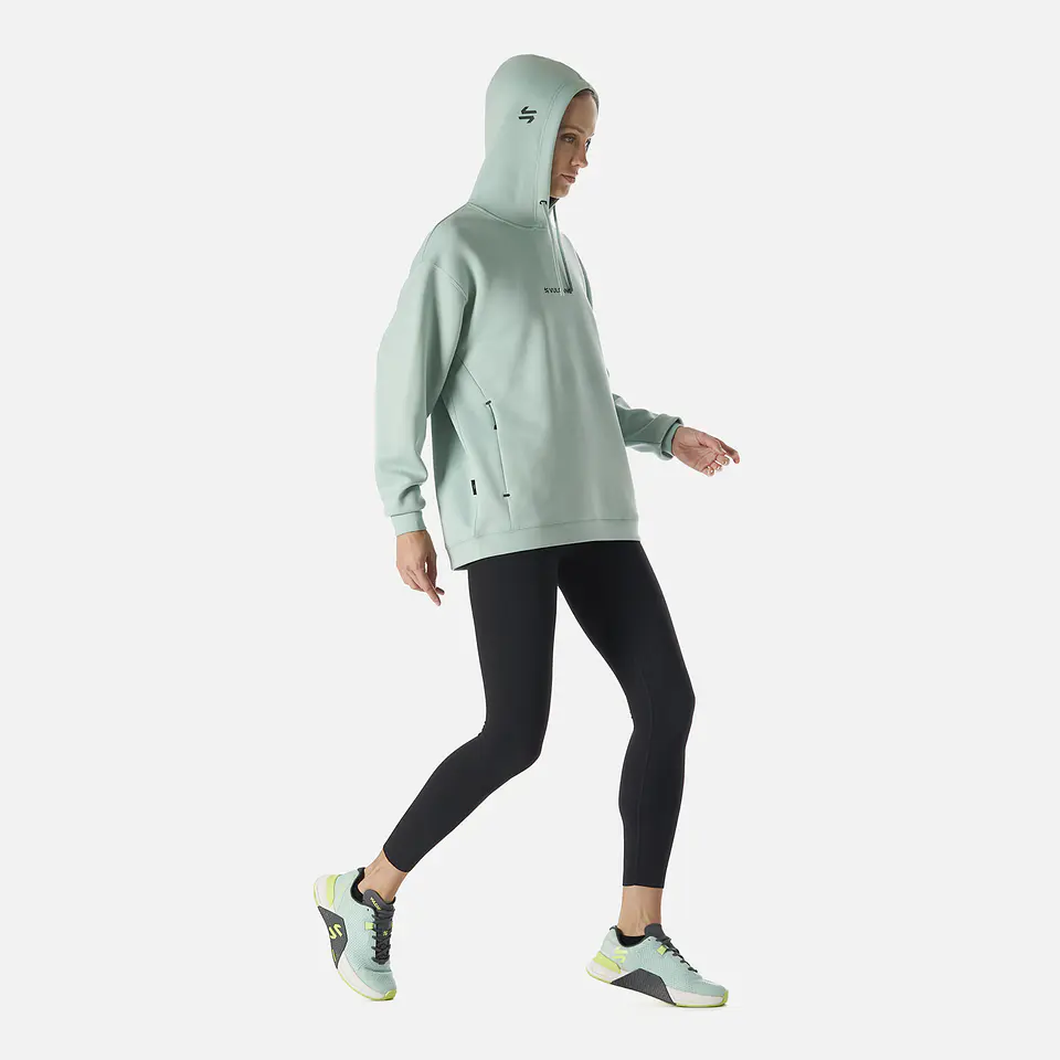 Polerón Vulcano Mujer Tempo Active Sweatshit Hoody Jade 3