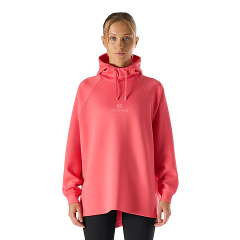 Poleron Vulcano Tempo Sweatshirt Hoody Coral