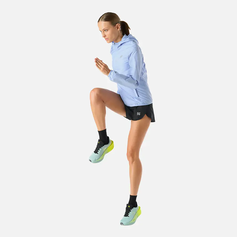 Poleron Vulcano Chaqueta Mujer Built To Move Windbreaker Jacket Celeste 3