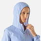 Poleron Vulcano Chaqueta Mujer Built To Move Windbreaker Jacket Celeste - Miniatura 6