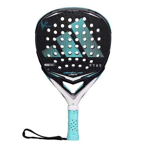 Pala de pádel Adidas Arrow Hit Light 3.5 Black Anthracite Ari Sánchez 2026