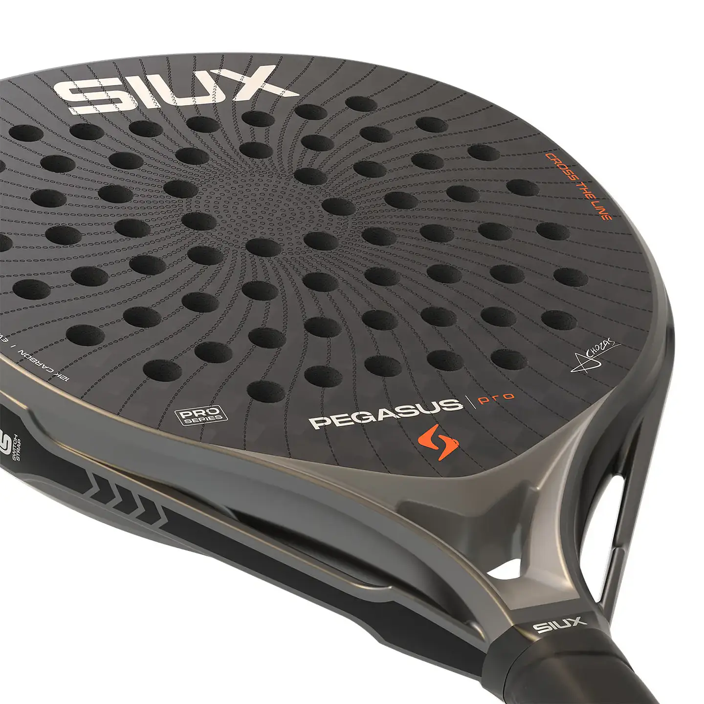 Pala de pádel Siux Pegasus Pro Storm Grey 2026 7
