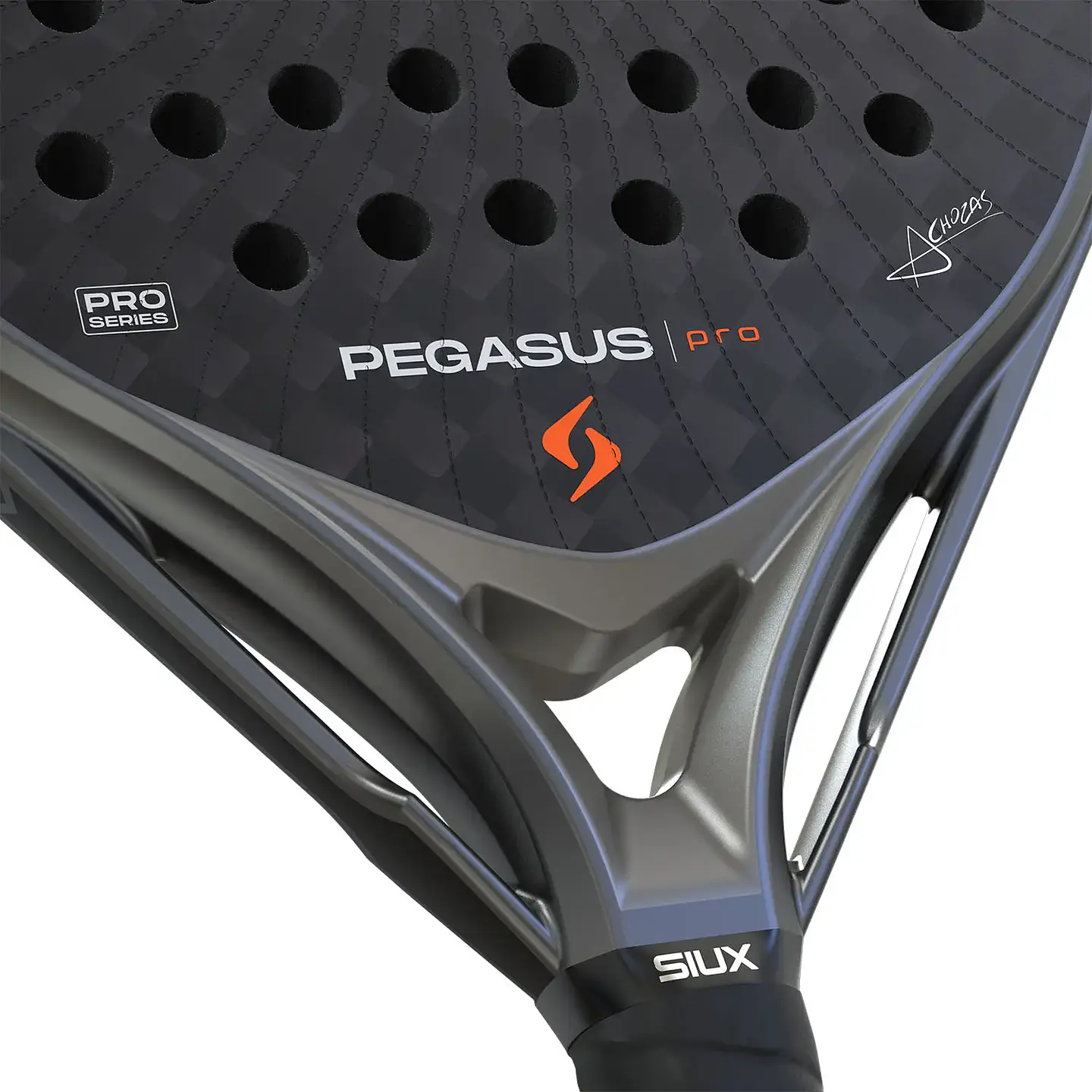 Pala de pádel Siux Pegasus Pro Storm Grey 2026 8