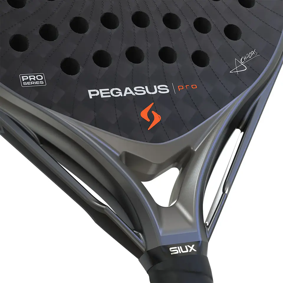 Pala de pádel Siux Pegasus Pro Storm Grey 2026 8
