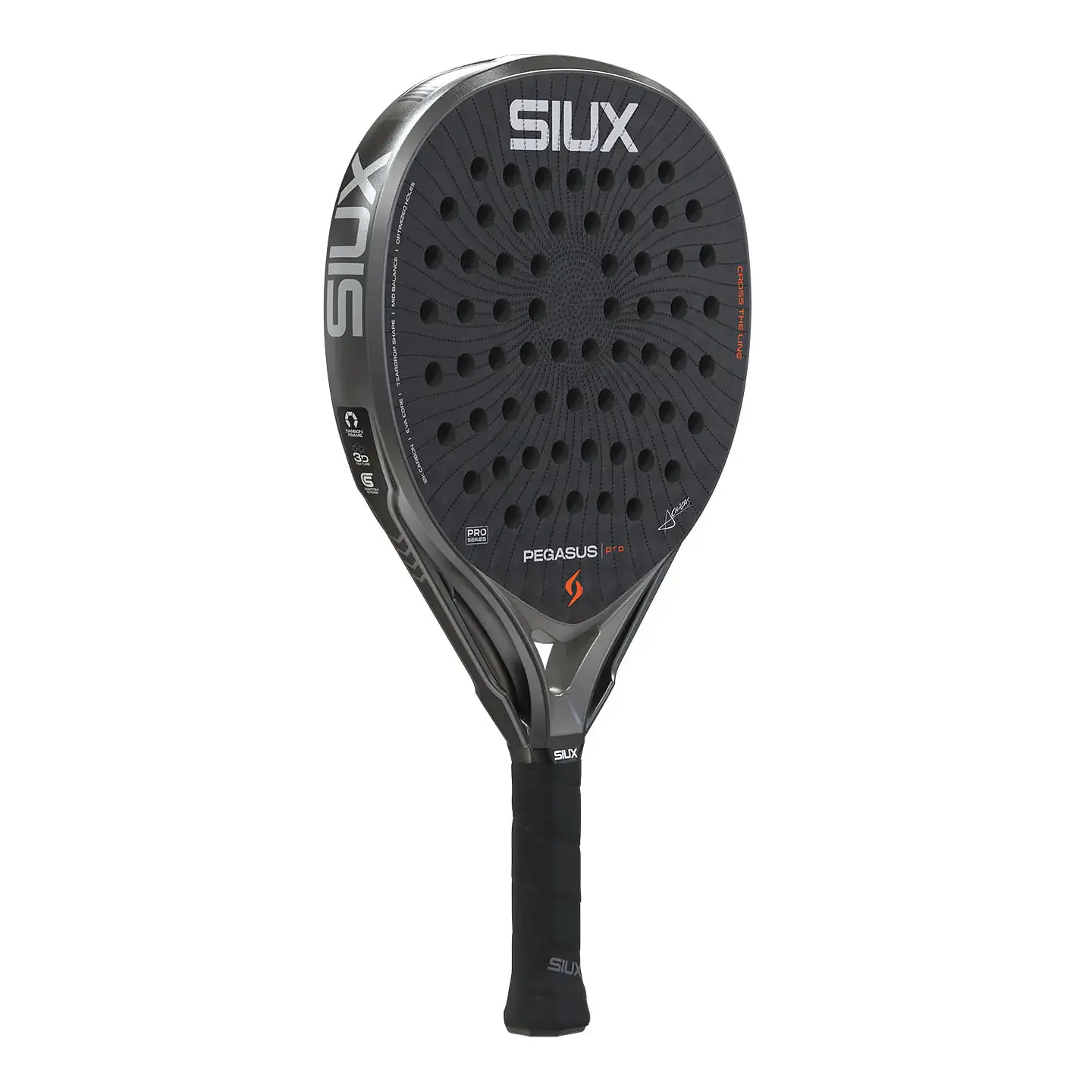 Pala de pádel Siux Pegasus Pro Storm Grey 2026 2