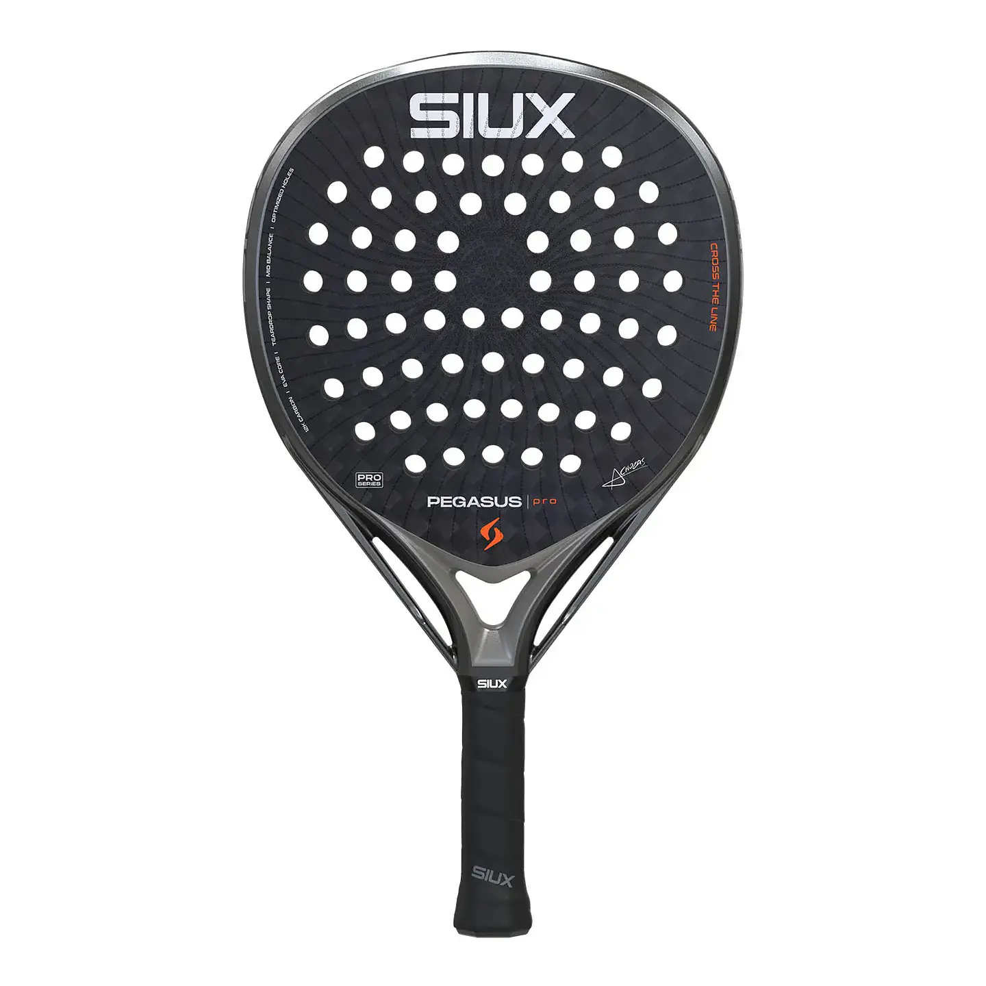 Pala de pádel Siux Pegasus Pro Storm Grey 2026 1