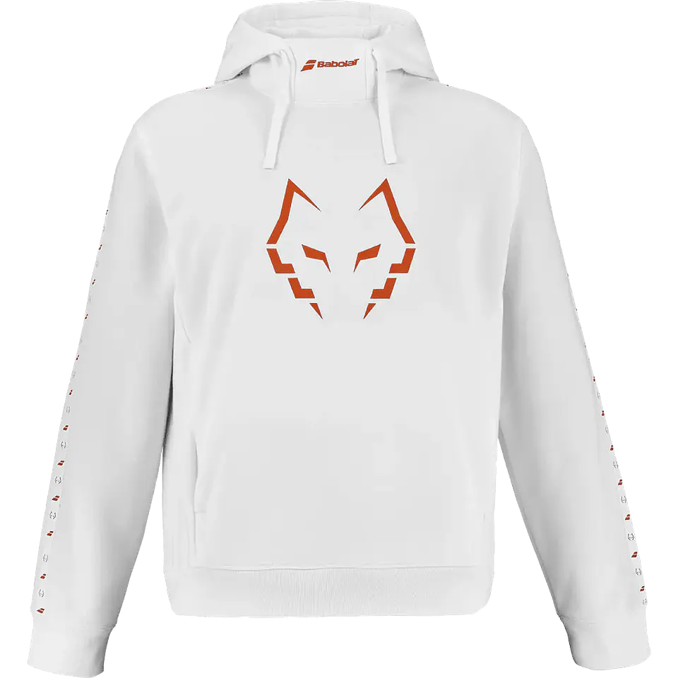Poleron Babolat Padel Hood Swet Lebron Blanco 1