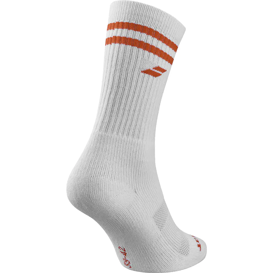 Calcetas Team Single Socks Blanco y rojo 2