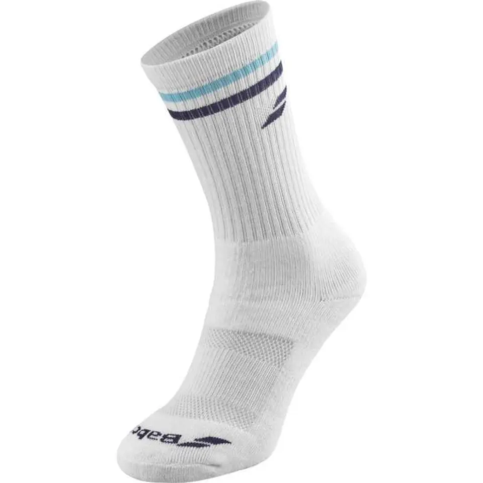 Calcetas Team Single Socks Blanco y azul 1