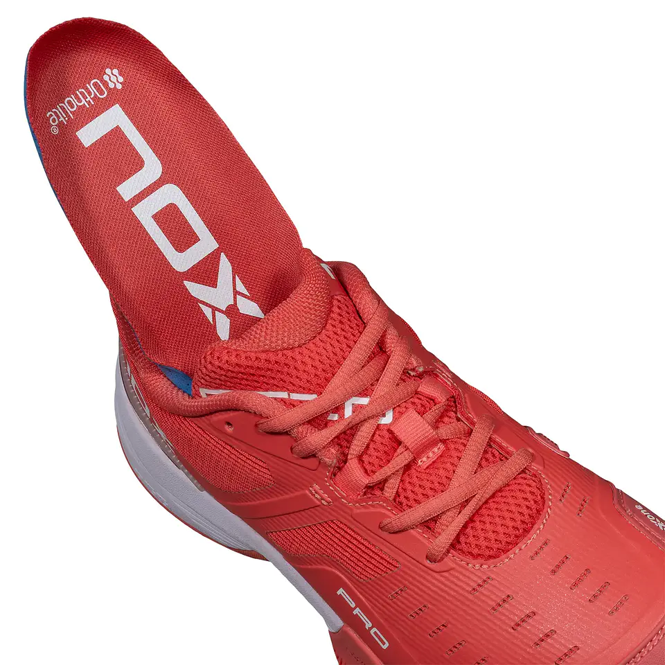 Zapatilla de pádel Nox AT10 Pro Sea Coral White 8