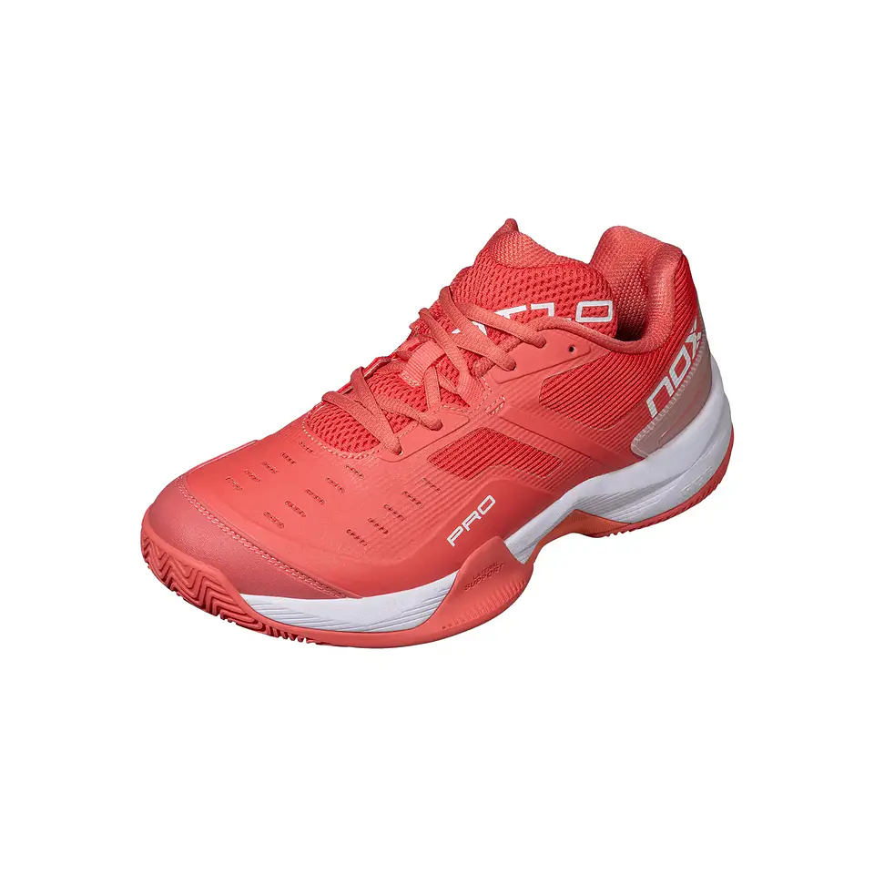 Zapatilla de pádel Nox AT10 Pro Sea Coral White 3