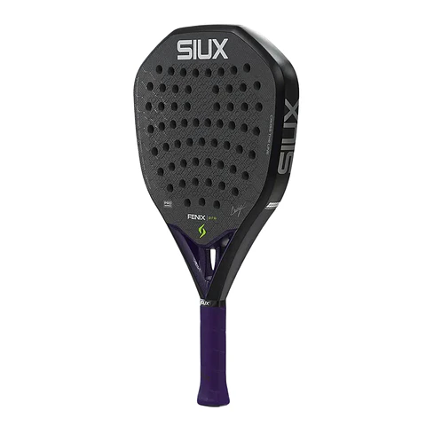 Pala de pádel Siux Fenix Pro Black Leo Augsburguer 2026