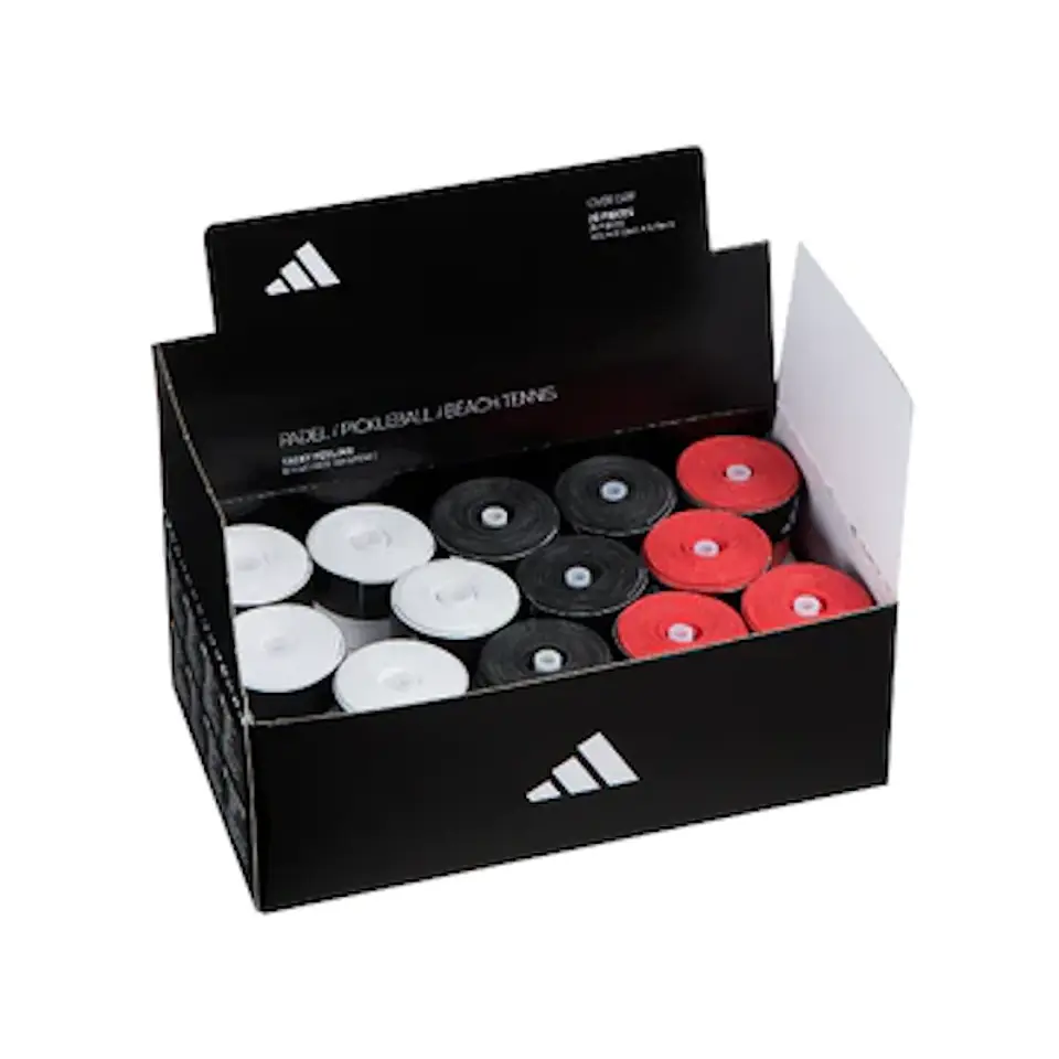 Overgrip Caja 25 unidades Negro/Blanco/Rojo 1
