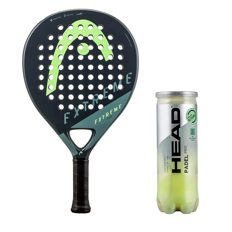 Pala de pádel Head Evo Extreme Negra 2023 1