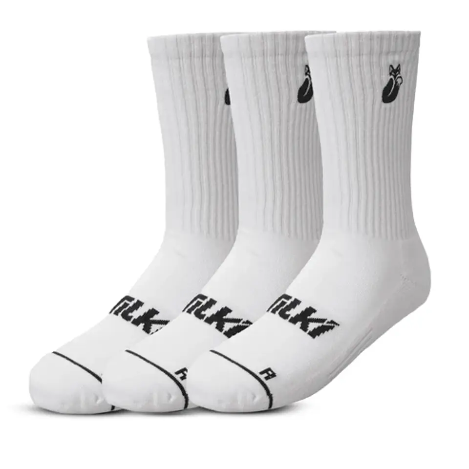 Calcetín Comfort Pack X3 Tilki Lehinde White/Black M24W 2
