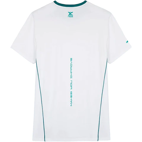 Polera Nox Pro White Ivy Green