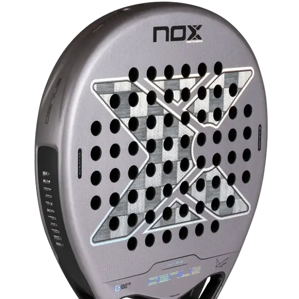 Pala de pádel Nox Genius 18K ALUM by Agustin Tapia 2027 (PRE-VENTA) 6