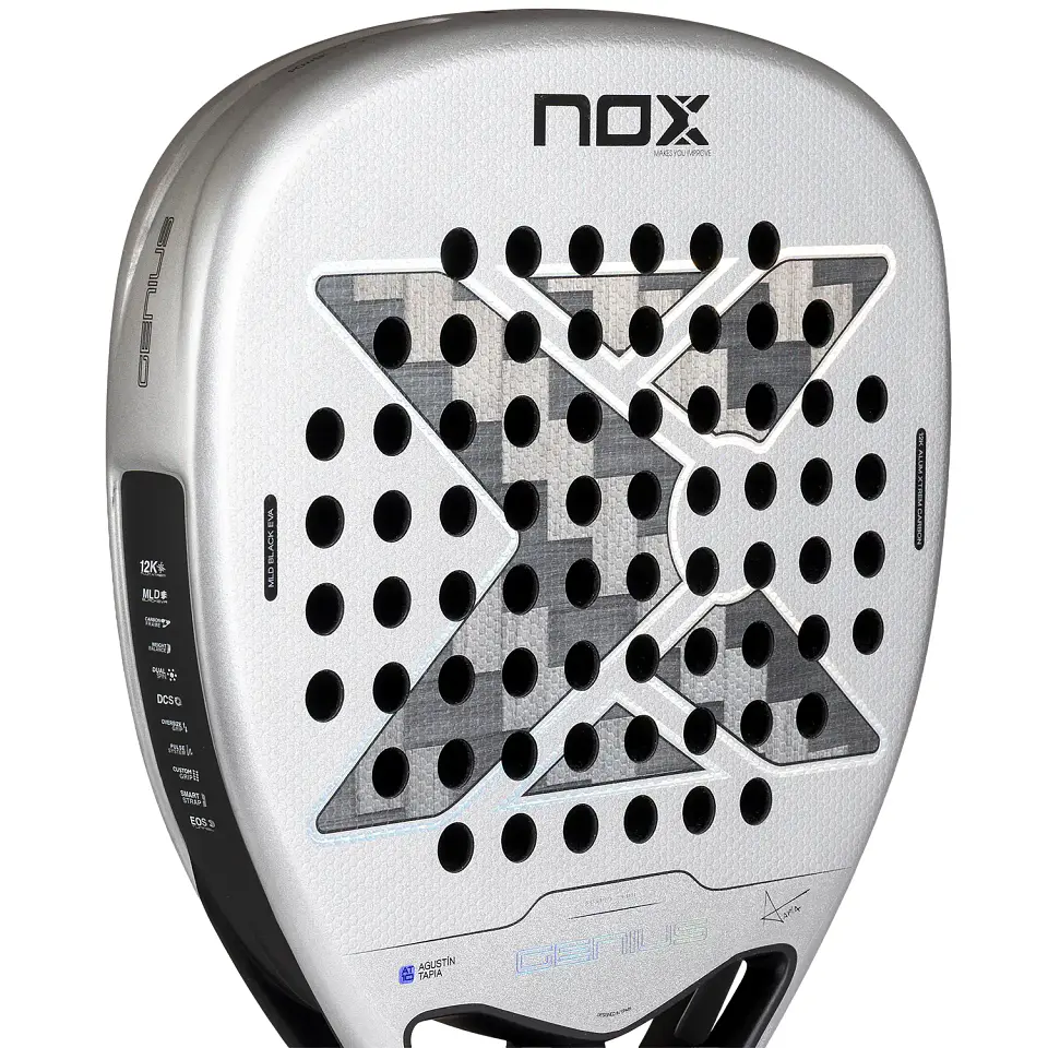 Pala de pádel Nox Genius 12K ALUM XTREM Lite by Agustin Tapia 2027 (PRE-VENTA) 4