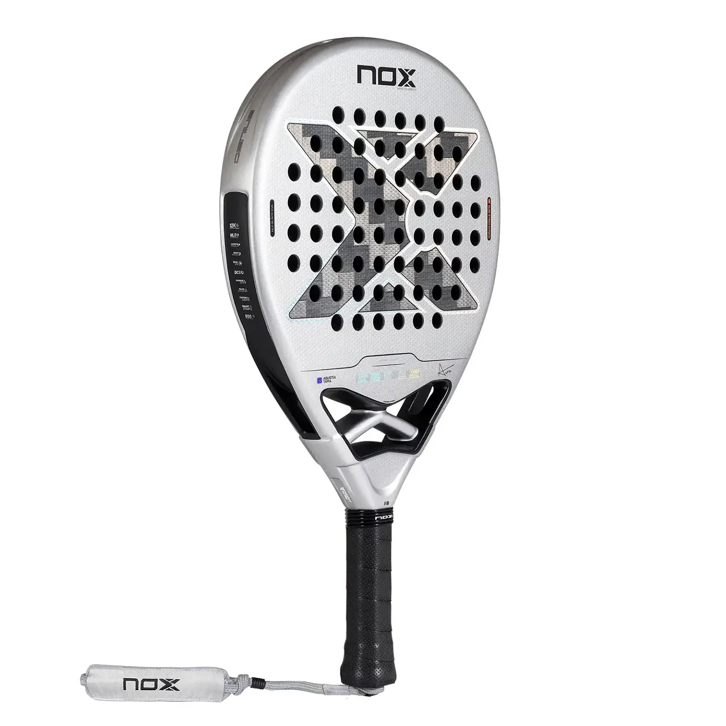 Pala de pádel Nox Genius 12K ALUM XTREM by Agustin Tapia 2027 (PRE-VENTA) 2
