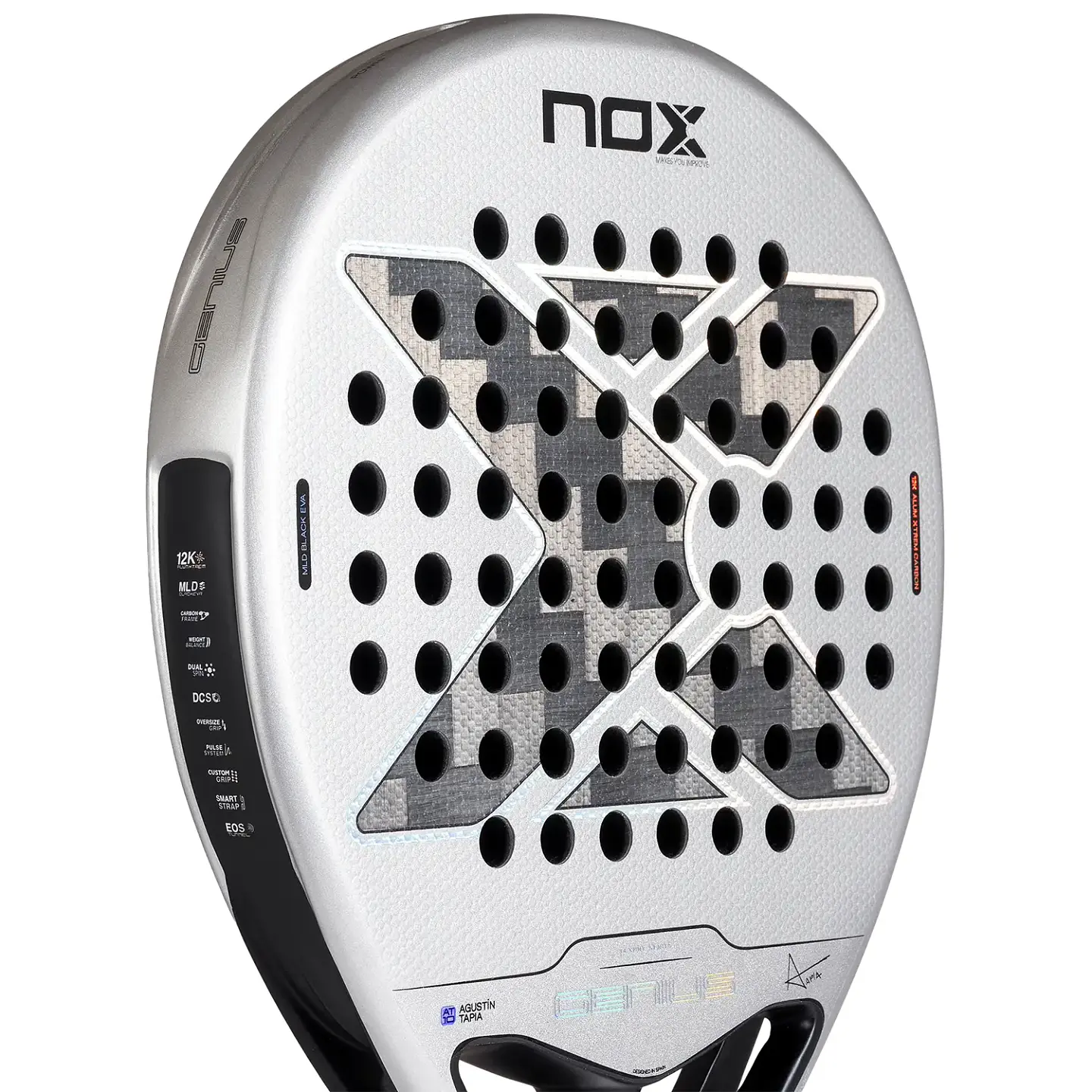 Pala de pádel Nox Genius 12K ALUM XTREM by Agustin Tapia 2027 (PRE-VENTA) 9
