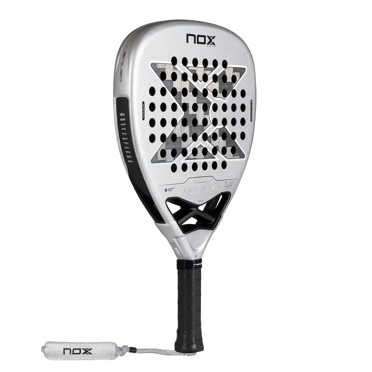 Pala de pádel Nox Genius Attack 12K ALUM XTREM by Agustin Tapia 2027 (PRE-VENTA) 2