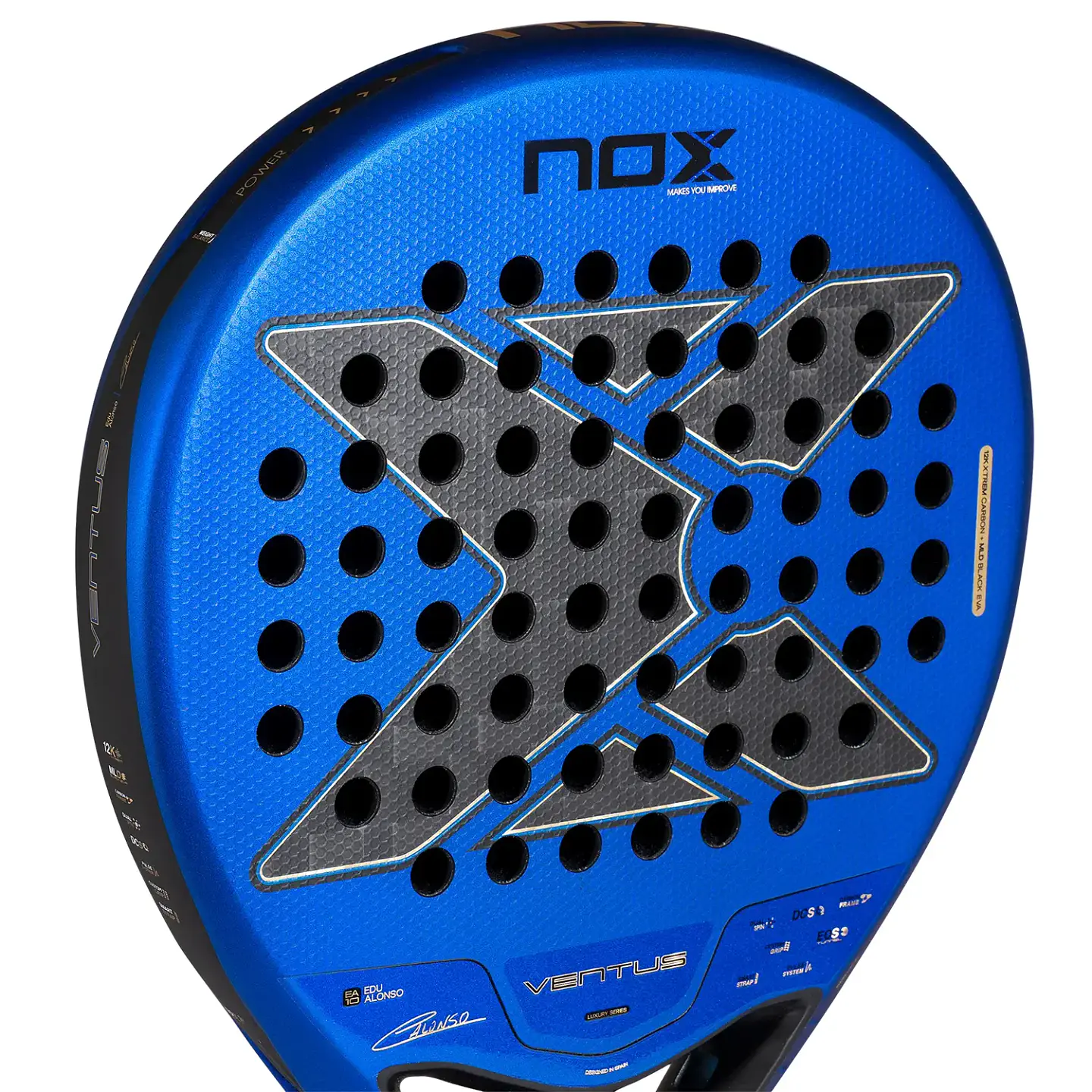 Pala de pádel Nox Ventus Hybrid 12K XTREM by Edu Alonso 2027 (PRE-VENTA) 4