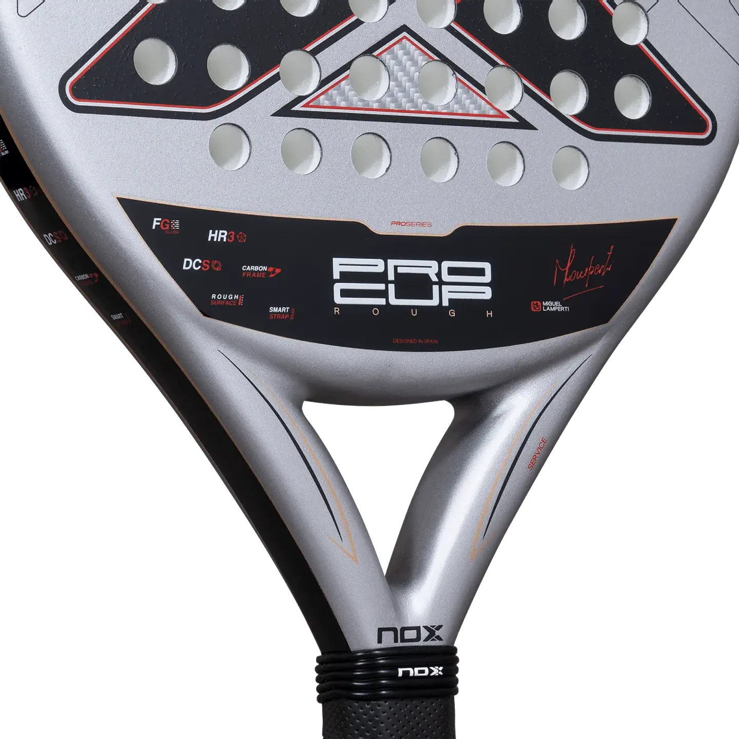 Pala de pádel Nox ML10 Pro Cup Rough Surface by Miguel Lamperti 2027 (PRE-VENTA) 5