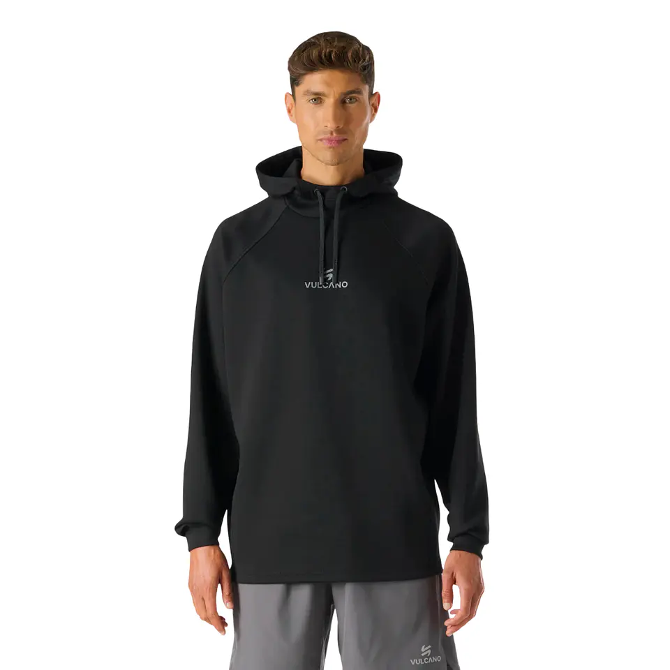 Polerón Vulcano Tempo Sweatshirt Hoody Negro 1