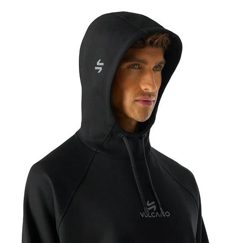 Polerón Vulcano Tempo Sweatshirt Hoody Negro