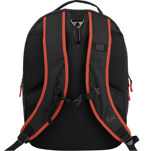 Mochila Nox ML10 Street Negra Naranja 4