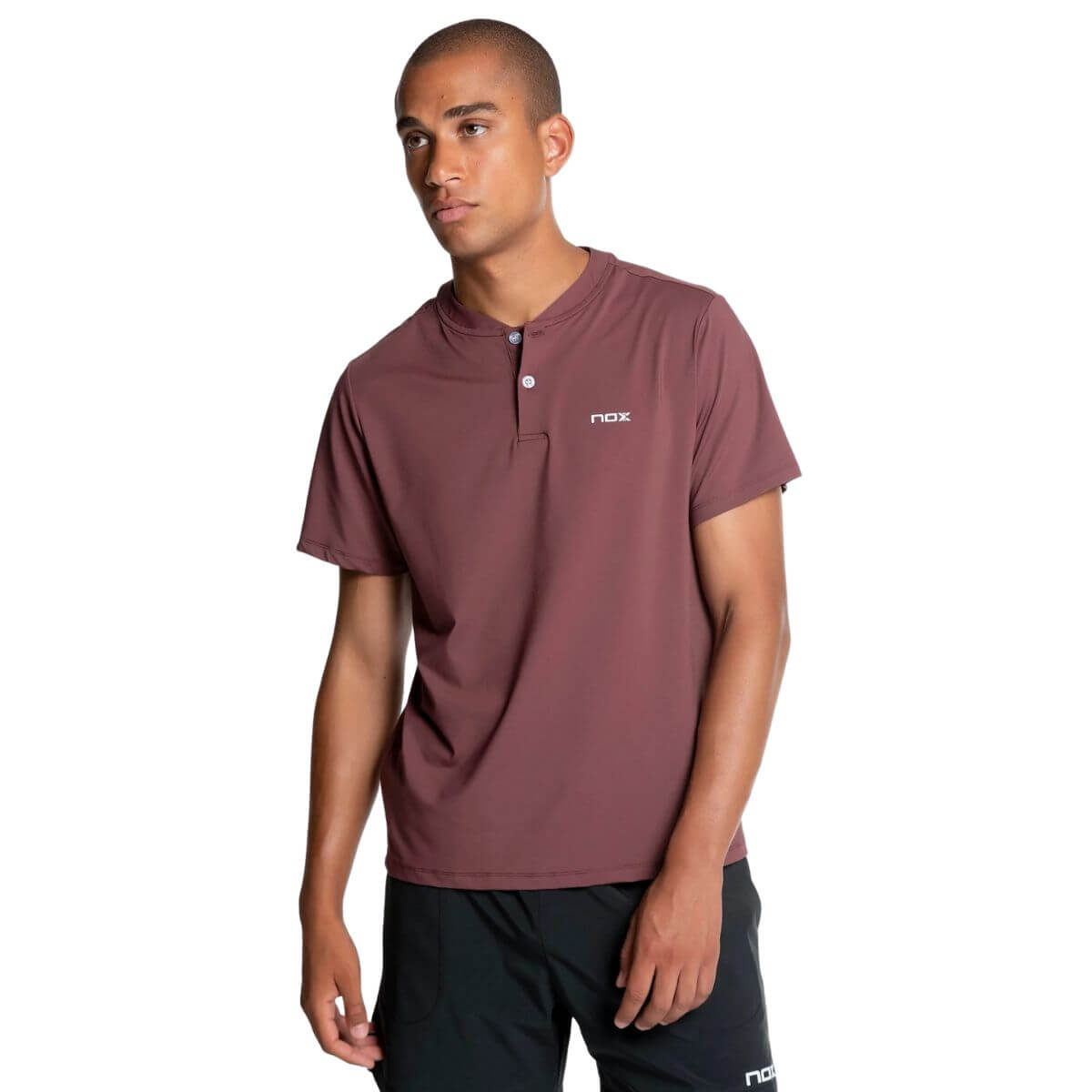 Polera Nox Pro Regular Rojo Café