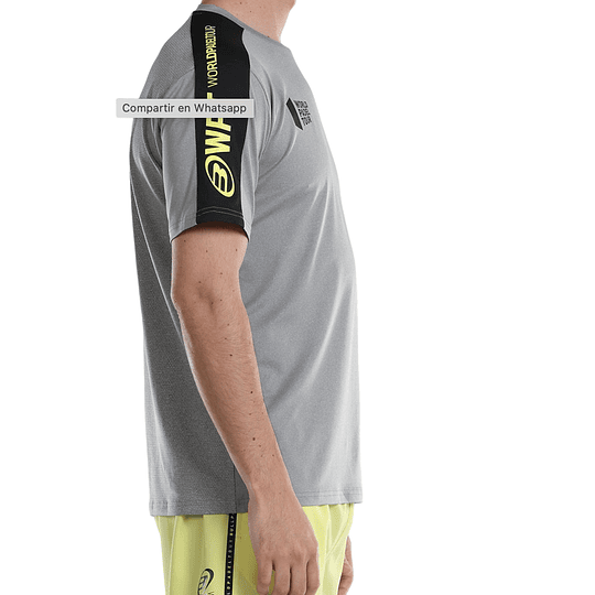 Bullpadel Liron Camiseta de Padel Hombre - Limon