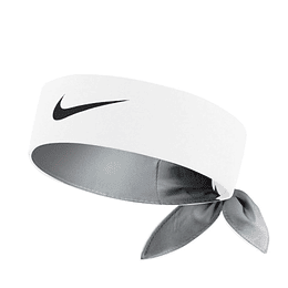 Bandana Nike Blanca Logo Negro