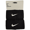 Muñequera Nike Premier Negra Logo Blanco