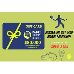 Gift Card Padelshop $80.000 