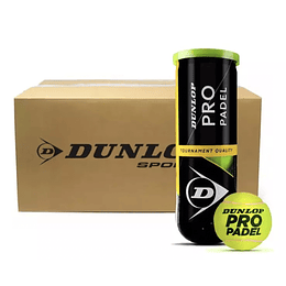 Caja de pelotas de pádel Dunlop Pro (24 unidades) 